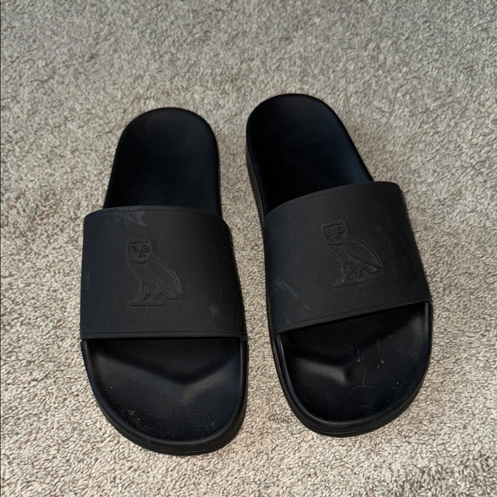 OVO Black Men's Slide Sandals